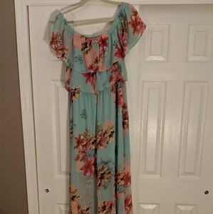 Flower Mint Sundress